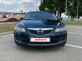 2006 Mazda 6 I (GG) Рестайлинг, чёрный, 590000 рублей, вид 3