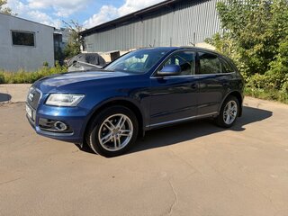 2012 Audi Q5 I (8R) Рестайлинг, синий, 1550000 рублей, вид 5