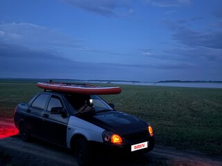 2008 Lada (ВАЗ) Priora I, чёрный, 220000 рублей, вид 4