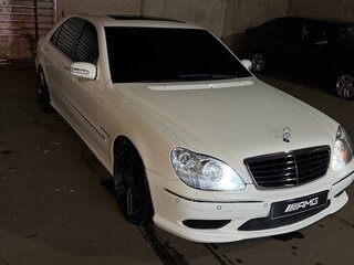 2001 Mercedes-Benz S-Класс 500 Long IV (W220), белый, 1300000 рублей, вид 5
