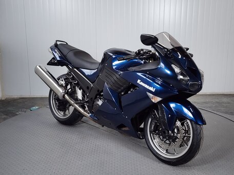 2007 Kawasaki ZZR 1400, синий, 579000 рублей, вид 2