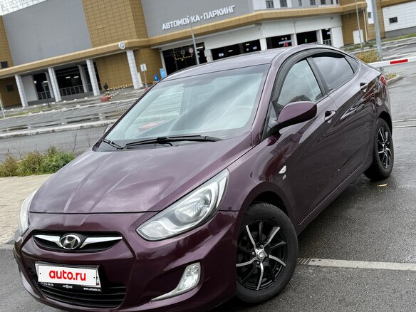 2012 Hyundai Solaris I, фиолетовый