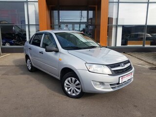 2013 Lada (ВАЗ) Granta I, серебристый, 317000 рублей, вид 3