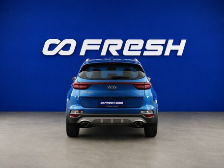 2021 Kia Sportage IV Рестайлинг, синий, 2499055 рублей, вид 4