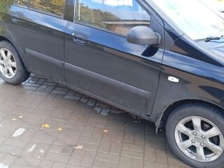 2008 Hyundai Getz I Рестайлинг, чёрный, 380000 рублей, вид 4