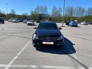 2013 Mercedes-Benz C-Класс 180 III (W204) Рестайлинг, чёрный, 1600000 рублей, вид 2
