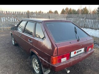 1999 Lada (ВАЗ) 2109, красный, 95000 рублей, вид 2