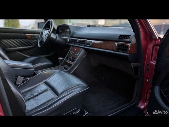 1991 Mercedes-Benz S-Класс 300 II (W126) Рестайлинг, красный, 1049000 рублей - вид 17