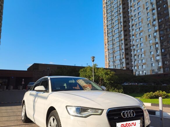 2012 Audi A6 IV (C7), белый, 1900000 рублей - вид 10