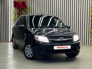 2017 Lada (ВАЗ) Granta I, чёрный, 449000 рублей, вид 4