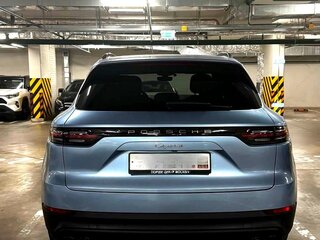 2020 Porsche Cayenne III, голубой, 7200000 рублей, вид 3