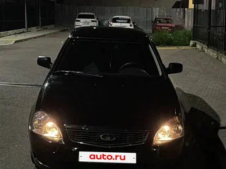 2008 Lada (ВАЗ) Priora I, чёрный, 300000 рублей, вид 3