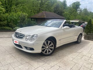 2008 Mercedes-Benz CLK-Класс 350 II (W209) Рестайлинг, белый, 1850000 рублей, вид 3