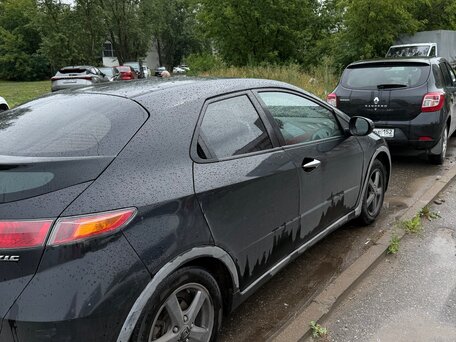 2007 Honda Civic VIII, чёрный, 470000 рублей, вид 2