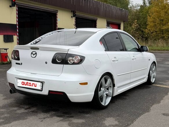 2008 Mazda 3 I (BK) Рестайлинг, белый, 600000 рублей - вид 6