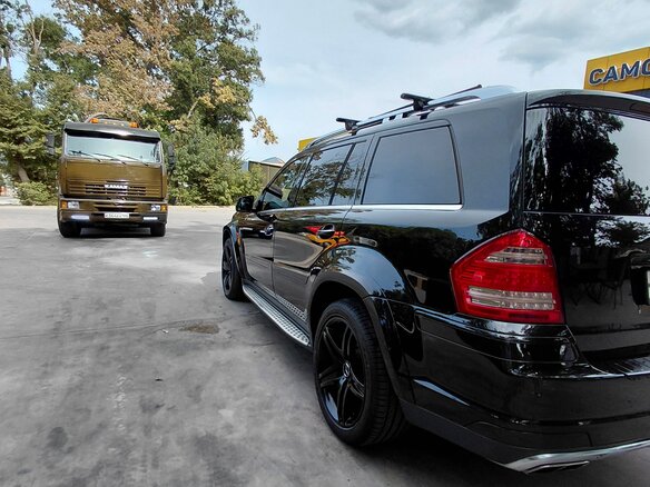 2011 Mercedes-Benz GL-Класс 350 I (X164) Рестайлинг, чёрный, 3200000 рублей - вид 11