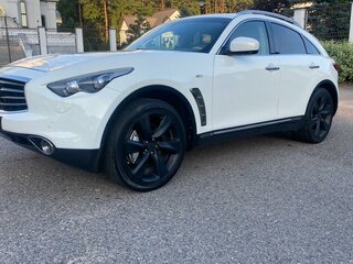 2012 Infiniti FX37 II (S51) Рестайлинг, белый, 2400000 рублей, вид 2