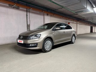 2016 Volkswagen Polo V Рестайлинг, бежевый, 1100000 рублей, вид 1