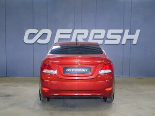 2011 Hyundai Solaris I, красный, 565000 рублей, вид 4