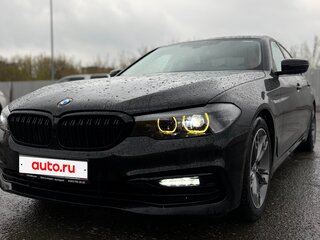 2019 BMW 5 серии 520d VII (G30/G31/G38), чёрный, 2860000 рублей, вид 2