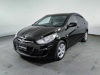 2014 Hyundai Solaris I, чёрный, 789500 рублей, вид 1