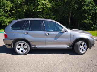 2004 BMW X5 3.0i I (E53) Рестайлинг, серый, 1150000 рублей, вид 4
