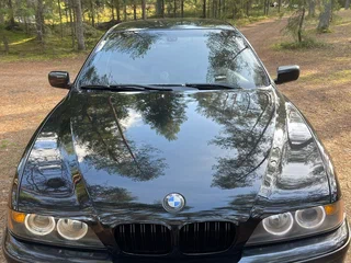 2003 BMW 5 серии 520i IV (E39) Рестайлинг, чёрный, 666666 рублей, вид 2