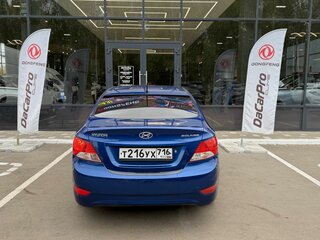 2013 Hyundai Solaris I, синий, 650000 рублей, вид 5