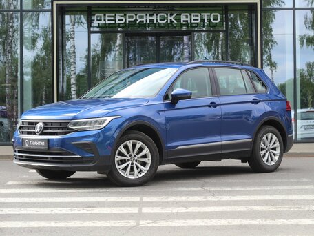 2021 Volkswagen Tiguan II Рестайлинг, синий, 2720000 рублей, вид 1