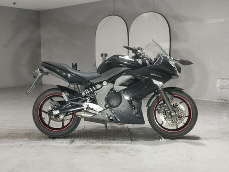 2011 Kawasaki ER-6F (Ninja 650R), чёрный, 439000 рублей, вид 1