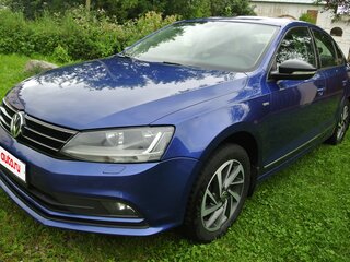 2018 Volkswagen Jetta VI Рестайлинг, синий, 1100000 рублей, вид 1
