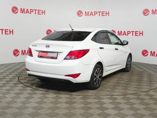 2016 Hyundai Solaris I Рестайлинг, белый, 898000 рублей, вид 5