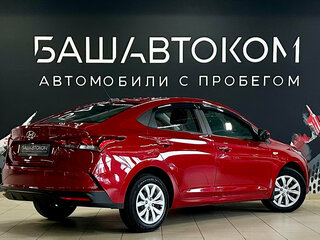 2021 Hyundai Solaris II Рестайлинг, красный, 1499000 рублей, вид 4