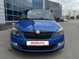 2013 Skoda Fabia II Рестайлинг, синий, 710000 рублей, вид 2