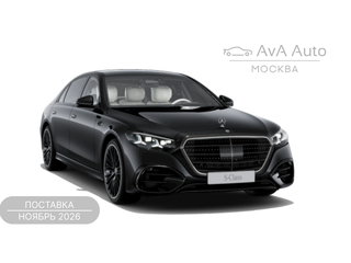 2026 Mercedes-Benz S-Класс 580 Long 4MATIC VII (W223) Рестайлинг, чёрный, 32500000 рублей, вид 1