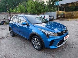 2020 Kia Rio X IV Рестайлинг, синий, 1740000 рублей, вид 2