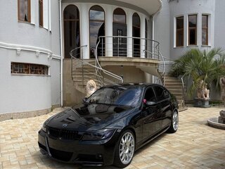 2008 BMW 3 серии 325i V (E90/E91/E92/E93), чёрный, 1400000 рублей, вид 2