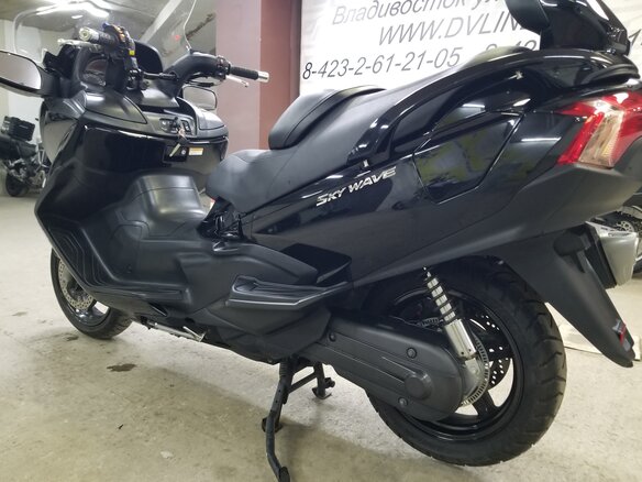 2013 Suzuki Burgman (SkyWave) 650, чёрный, 575000 рублей - вид 11