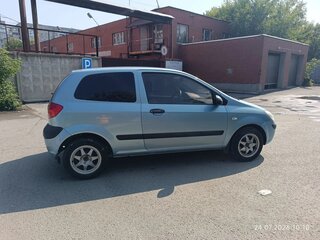 2008 Hyundai Getz I Рестайлинг, голубой, 270000 рублей, вид 4