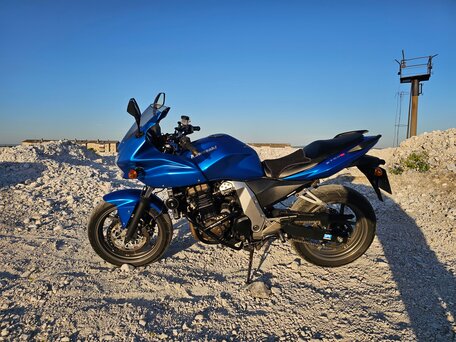 2006 Kawasaki Z 750, голубой, 350000 рублей, вид 4