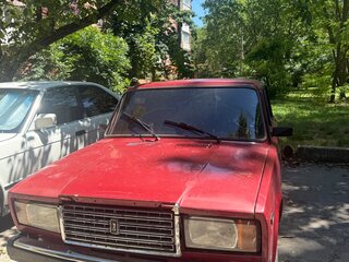 1992 Lada (ВАЗ) 2107, красный, 110000 рублей, вид 4