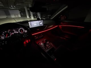 2014 Audi A6 IV (C7), чёрный, 1520000 рублей, вид 4