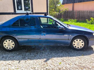 2002 Peugeot 406 I Рестайлинг, синий, 210000 рублей, вид 4