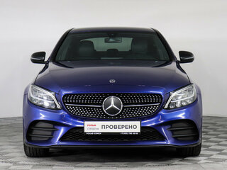 2020 Mercedes-Benz C-Класс 180 IV (W205) Рестайлинг, синий, 2484000 рублей, вид 2