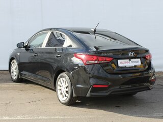 2017 Hyundai Solaris I Рестайлинг, чёрный, 1370000 рублей, вид 5