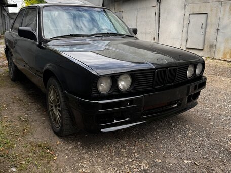 1987 BMW 3 серии 316 II (E30), чёрный, 450000 рублей, вид 4