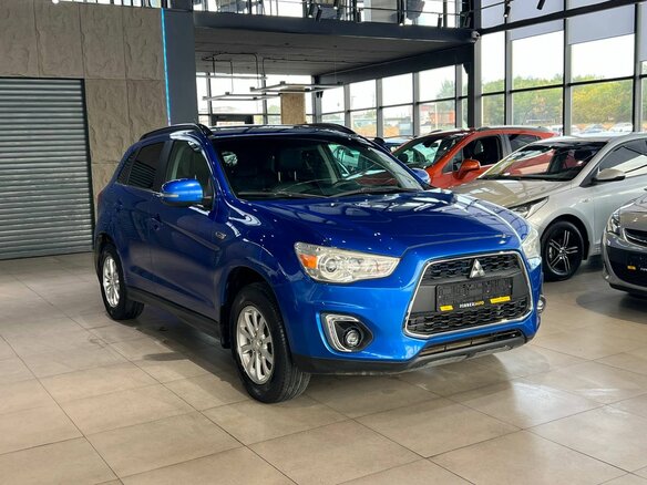 2014 Mitsubishi ASX I Рестайлинг, синий - вид 3