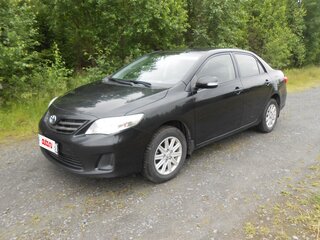 2012 Toyota Corolla X (E140, E150) Рестайлинг, чёрный, 1280000 рублей, вид 1