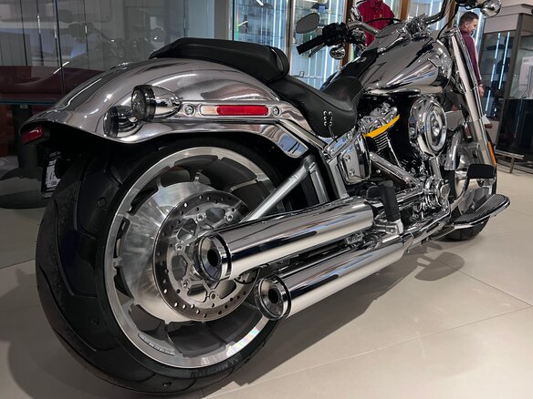 2025 Harley-Davidson Fat Boy, серебристый, 5300000 рублей - вид 11