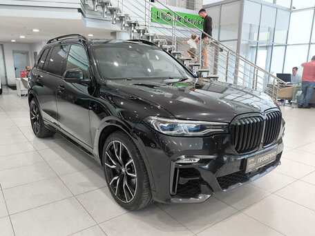 2021 BMW X7 40d I (G07), чёрный, 7030000 рублей, вид 3